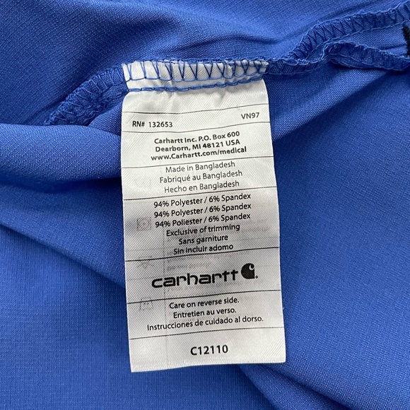 Carhartt Force Mens Scrub Top Size M - Picture 11 of 11